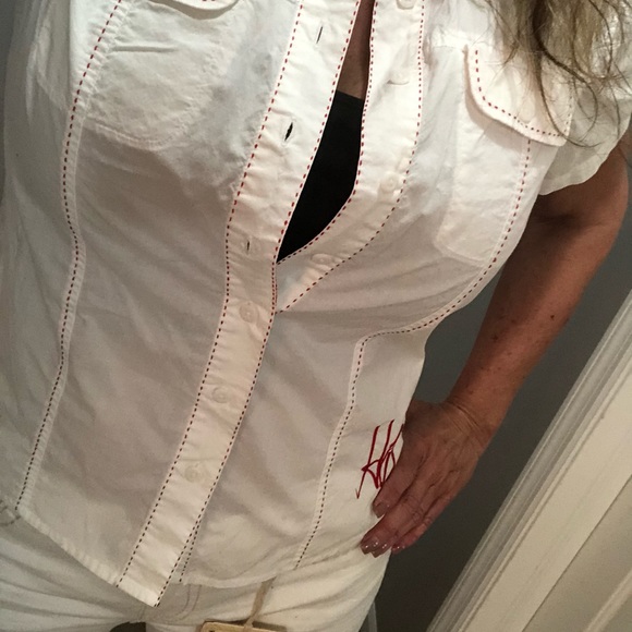 Harley Davidson RARE Limited Edition button down Mechanics style top! Worn 1x❤️ - Picture 4 of 16